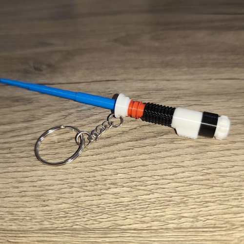 Star Wars Lightsaber Keychain new, 3D printed with folding blade