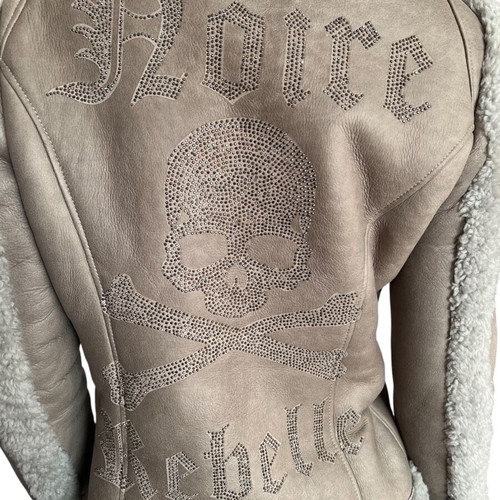 Philipp Plein Sheepskin Jacket size S like new, gray