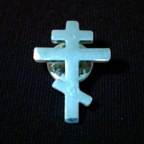 Orthodox Cross Pin New Metal