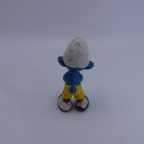 Smurfs 20055 Golfer φιγούρα PVC μεταχειρισμένη, vintage 80's, χωρίς μπαστούνι γκολφ