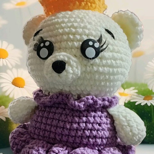Handmade princess teddy bear new