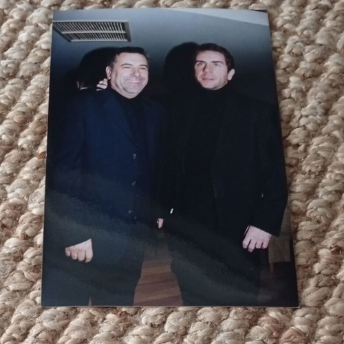 Rare Authentic Photo Giorgos Mazonakis and Makis Tselios, Like New