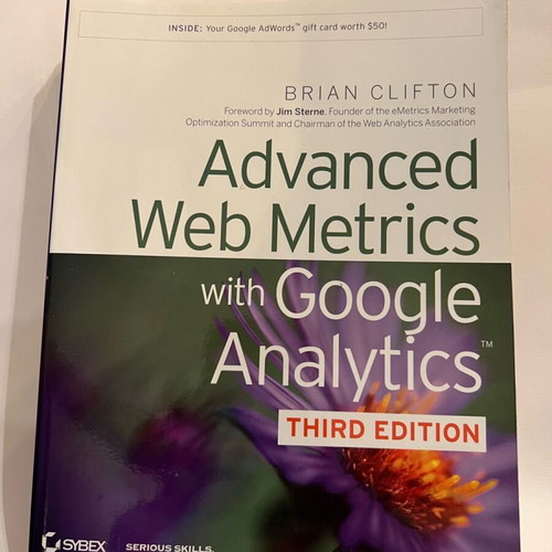 Advanced Web Metrics with Google Analytics book like new