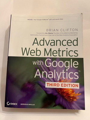 Advanced Web Metrics with Google Analytics book like new