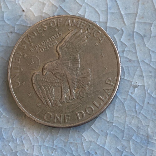 United States Dollar Eisenhower 1972 used, collectible coin