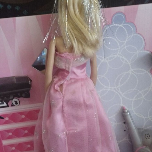 Barbie doll Starlight Adventure with space dog and pink dress