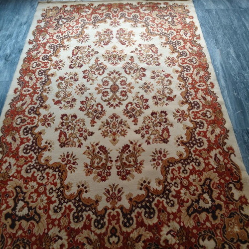 Wool rug used, classic style, thick pile, 150x230 cm