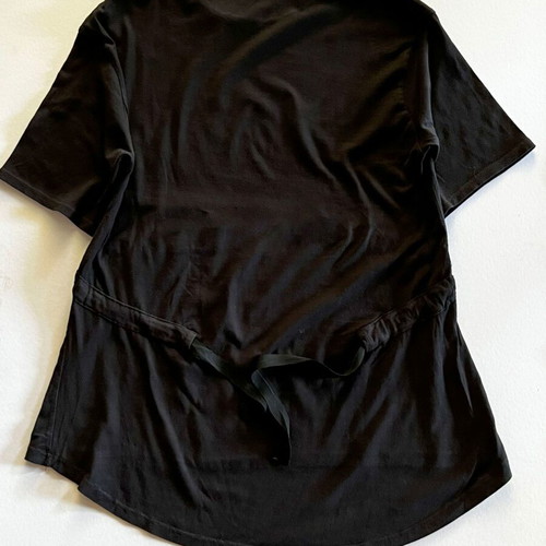 Zara Trafaluc black asymmetrical blouse used, size S-M