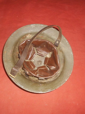 British Army 1940 WWII Steel Helmet MK III used