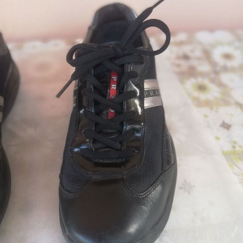 Prada America's Cup men's shoes used, size 43, black