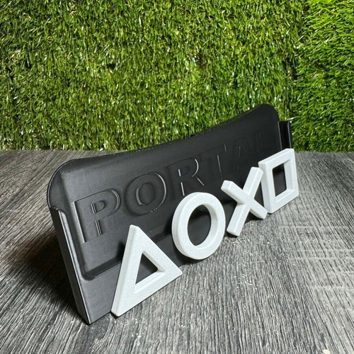 Playstation Portal charging stand new with decorative 3D printed buttons