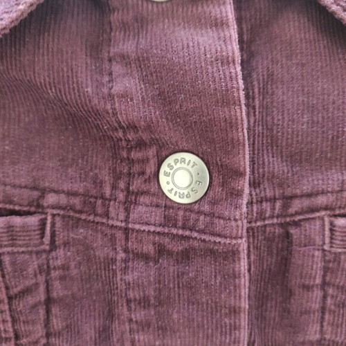Esprit corduroy shirt like new, size S, burgundy