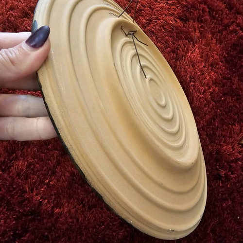 Decorative clay plate like new