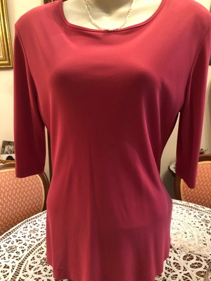 Pink blouse A-Style like new, sizes L and XL, red