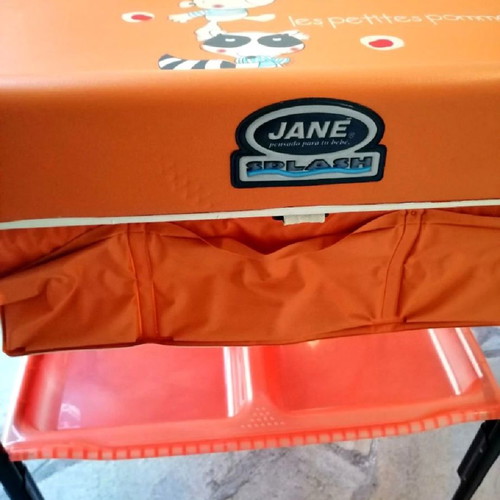 Baby bath changing table used with stand, foldable