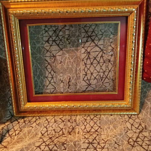 Old frame with glass like new 36x32