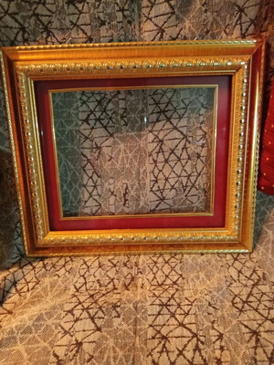 Old frame with glass like new 36x32
