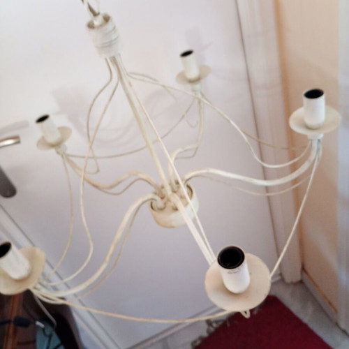 Ceiling light 5-light in like new condition, 52 cm diameter