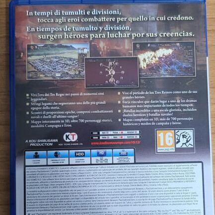Romance of the Three Kingdoms XIII PS4 game, European version
