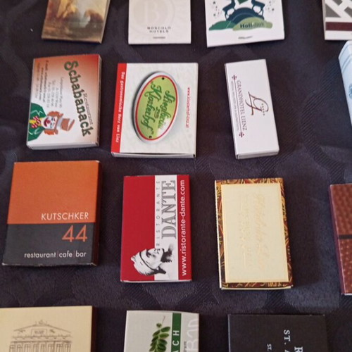 Matchboxes pack of 50 like new, various types and sizes