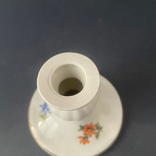Vintage Wagner & Apel porcelain candlestick from East Germany like new