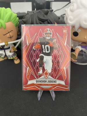 2025 Panini Phoenix Quinshon Judkins RC Red Prizm Rookie card new