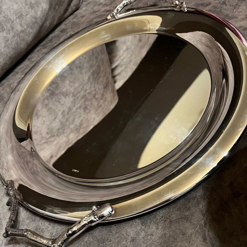 Decorative tray new 38cm with mirror