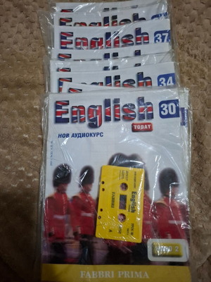 English magazines with cassette like new, issues 30-39