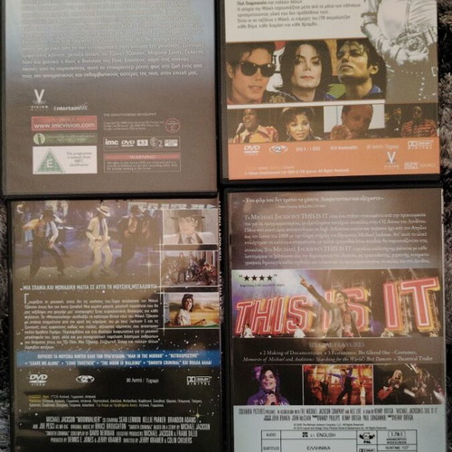 Michael Jackson DVD like new, 4 discs with Greek subtitles
