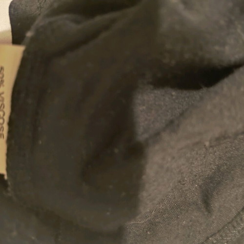 Lynne wrap top with hood like new, black, velvet details