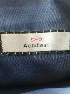 Achilleas Accessories Handbag like new, white and blue