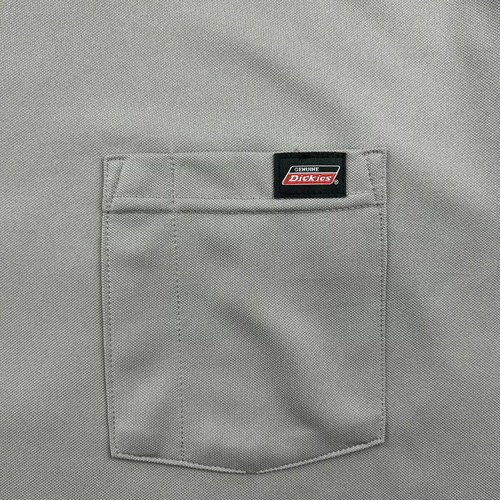 Dickies men's short sleeve T-shirt 2XL gray polyester pocket