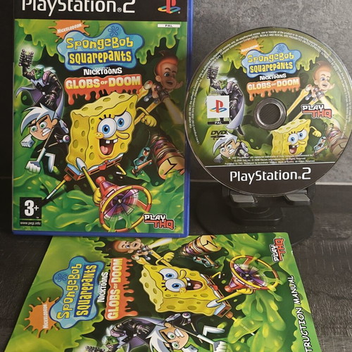SpongeBob SquarePants Featuring Nicktoons Globs of Doom PS2 game used