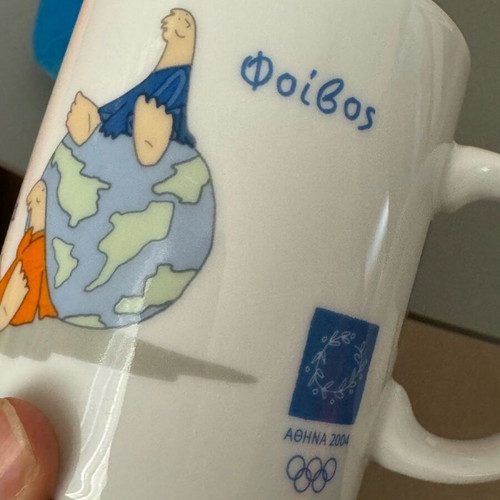 Athens 2004 mugs like new, authentic collectible