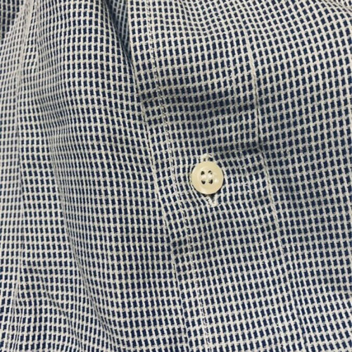 Valentino Uomo vintage shirt used, cotton, size L-XL, blue and gray