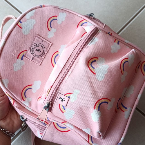 Parkland preschool backpack with rainbow design