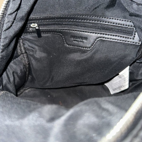 Pull&Bear Mini Backpack black quilted like new