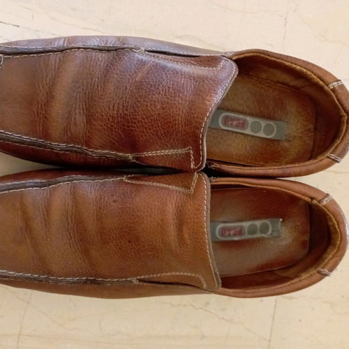 Roadsign men's shoes used, size 45, brown loafers