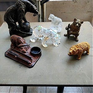 συλλογή αγάλματα αρκούδες