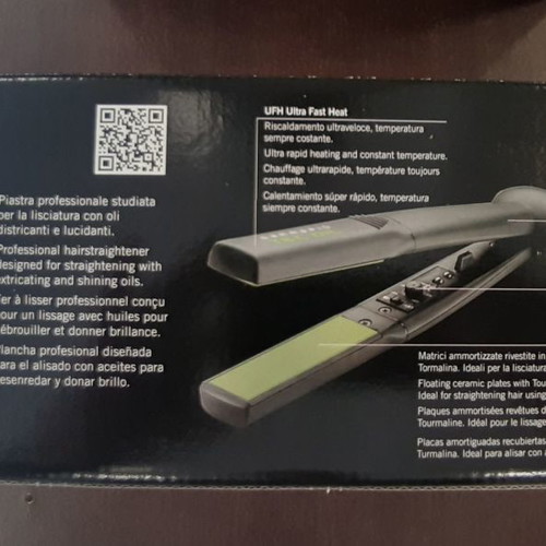 GammaPiu hair straightener new with ceramic tourmaline plates
