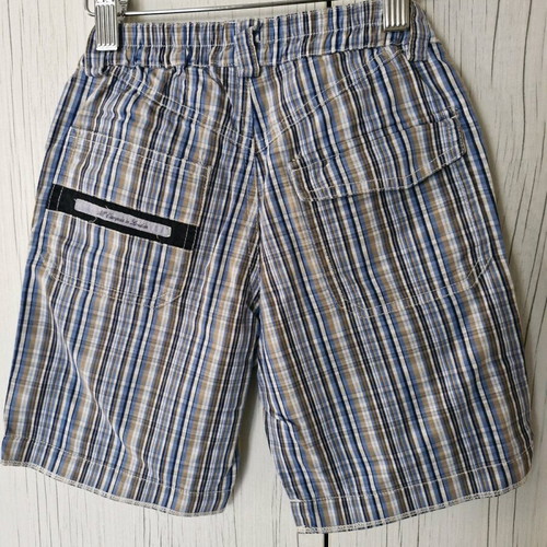 Lapin boy's checked bermuda shorts size 6 like new