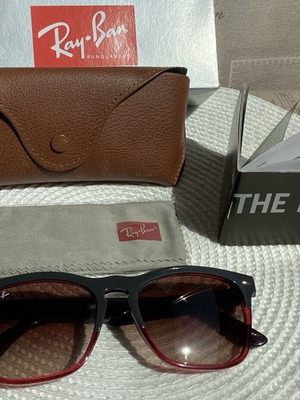 Ray Ban Steve RB 4487 sunglasses new, gray and red