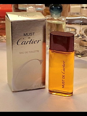 Must de Cartier Eau de Toilette μινιατούρα βίντατζ