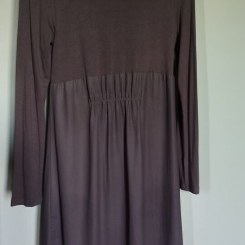 Italian Jersey Dress size M like new, grey-brown casual
