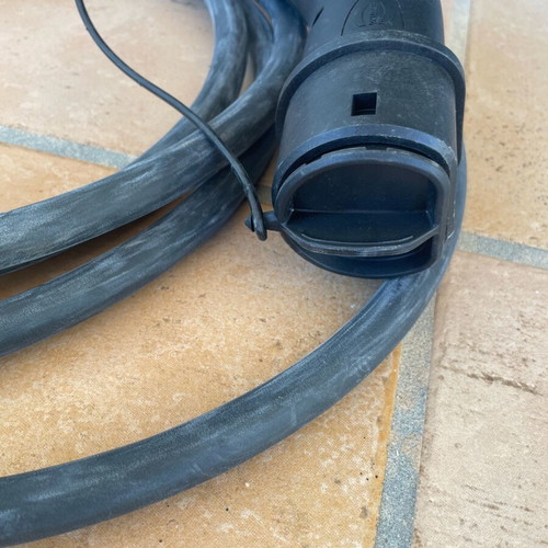 Car charging cable 4.5 meters Mode 3 like new, three-phase 22kW