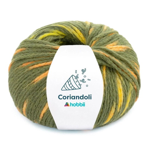 Coriandoli bulky green yarn by Hobbii new