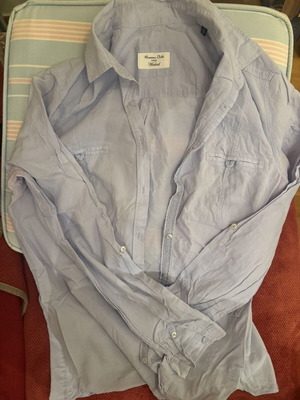Massimo Dutti Woman Washed shirt size S, like new, blue