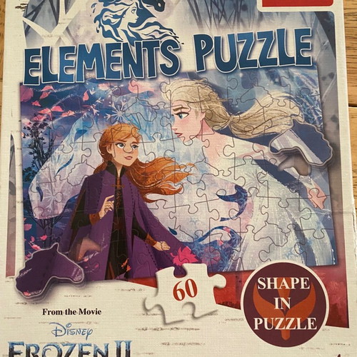 Frozen Elements puzzle 60 pieces in excellent condition