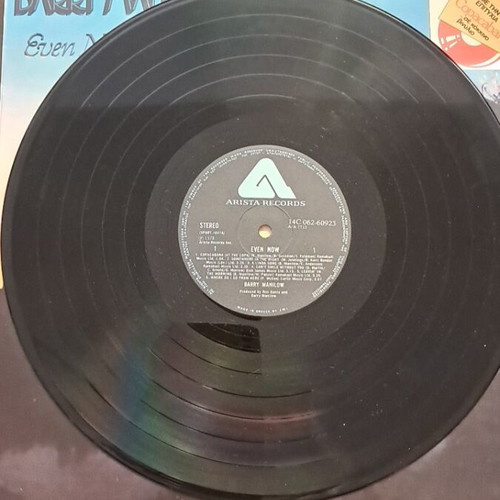 Barry Manilow Even Now Arista Records vinyl