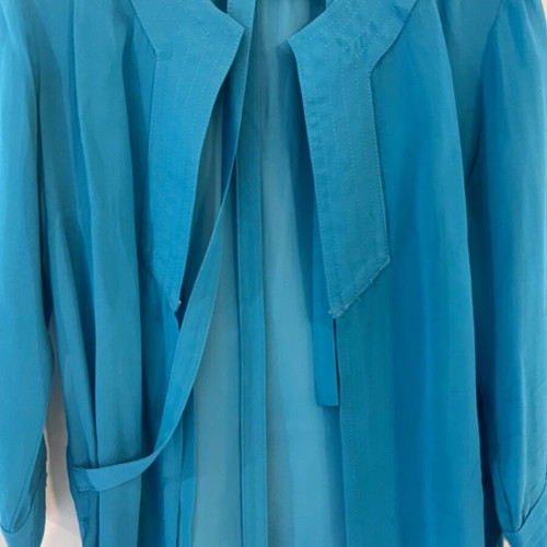 Atos Lombardini silk blouse like new, blue